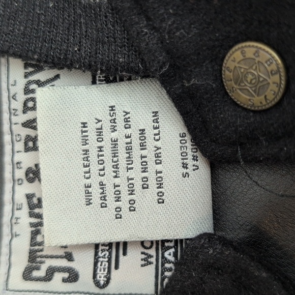 Vintage Steve & Barry Keg Dept Chuggers sz Large Mens Wool Varsity Bomber Jacket - Picture 4 of 10